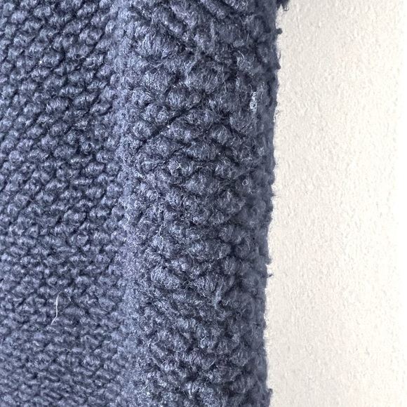 Anthropologie HUTCH Navy Elaina One Button Textured Mid Length Coat Size Large - Picture 15 of 16